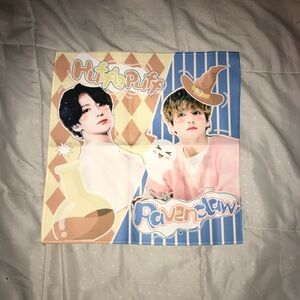 BTS JUNGKOOK Hufflepuff Themed Decorative Poster Fabric